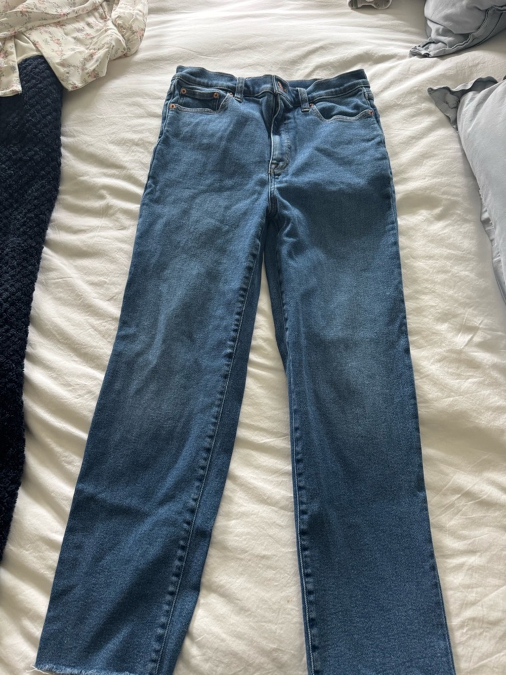 J. Crew Straight-Leg Women's Jeans in Medium Blue